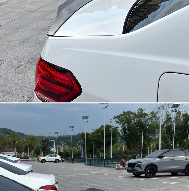 Alerón trasero XUEHUAZHONG instalado en Mercedes Clase E W212