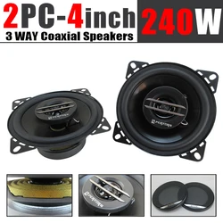 Altavoz coaxial 4 pulgadas 240W HiFi para coche