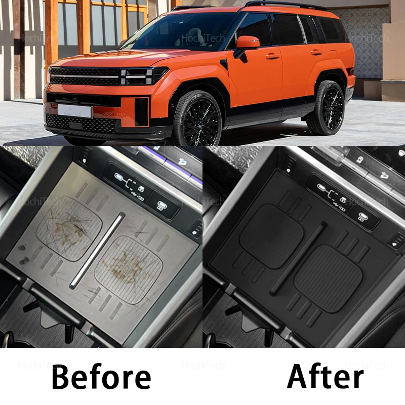Cargador inalámbrico para Hyundai Santa Fe 2024-2026 antideslizante - imagen 5
