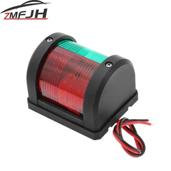 Luz LED navegación marina 12V doble color roja verde impermeable barco