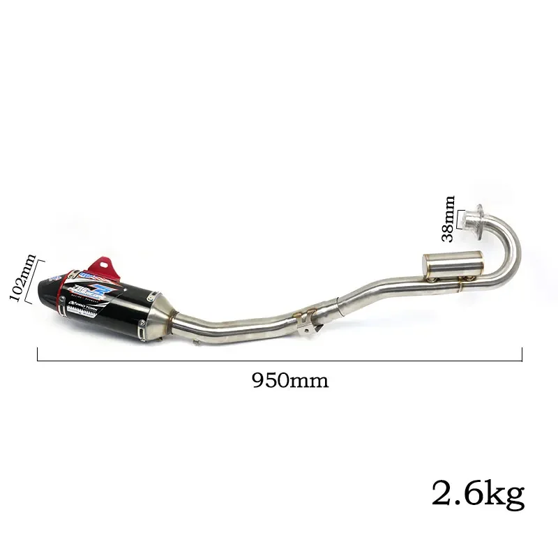 Escape completo Honda CBF150/230/250 con silenciador - imagen 4