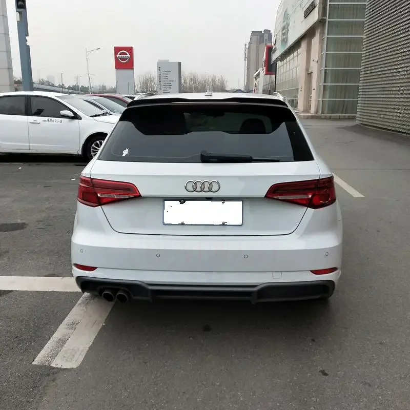Alerón trasero ABS efecto carbono para Audi A3 Sportback 2014-2019 - imagen 2