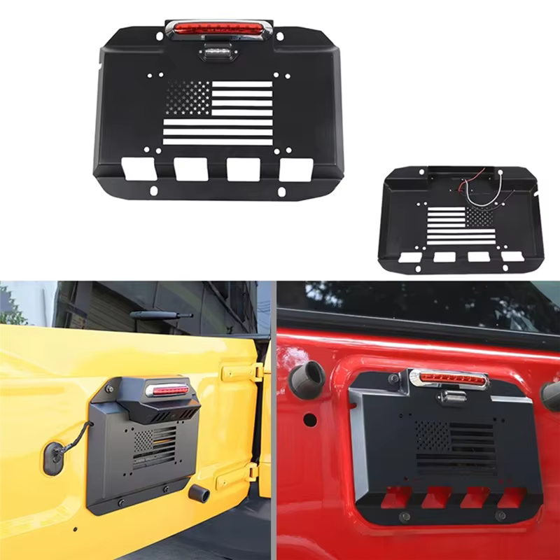 Soporte de matrícula para rueda de repuesto Jeep Wrangler JK/JL - imagen 5