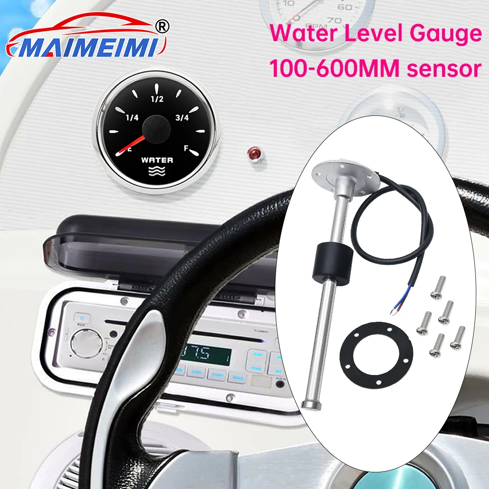 Aforador de nivel de agua 0-190 ohm, 100-500 mm para coche y barco