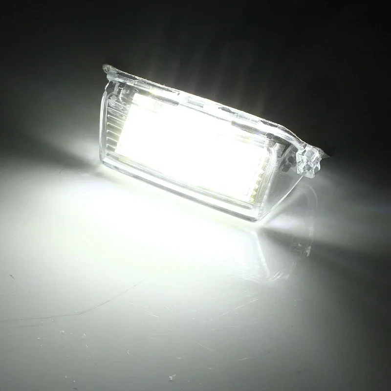 2 uds 18 LED número de coche luz de matrícula lámpara blanca para Toyota Yaris Vitz Camry híbrido Corolla Avensis SAI Noah Prius C Verso - imagen 5