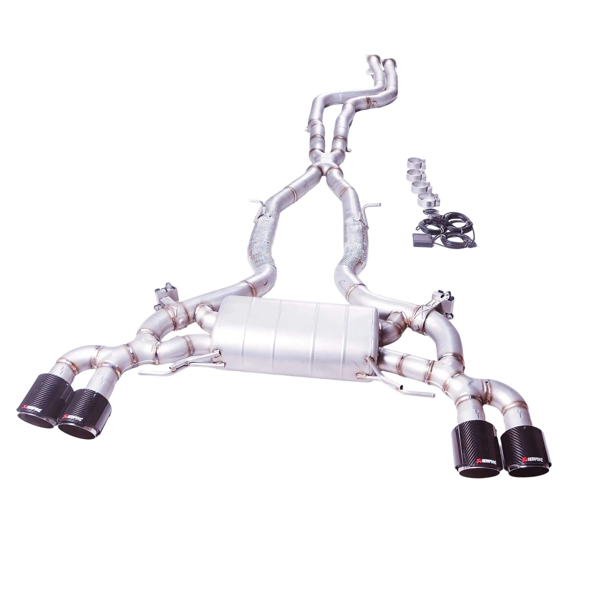 Escape deportivo cat-back GFC con válvula – BMW X3 M/X4 M 3.0T S58