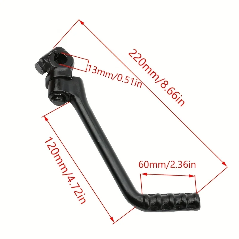 Palanca de arranque 16/13 mm para YX 140-250cc pit bike - imagen 4