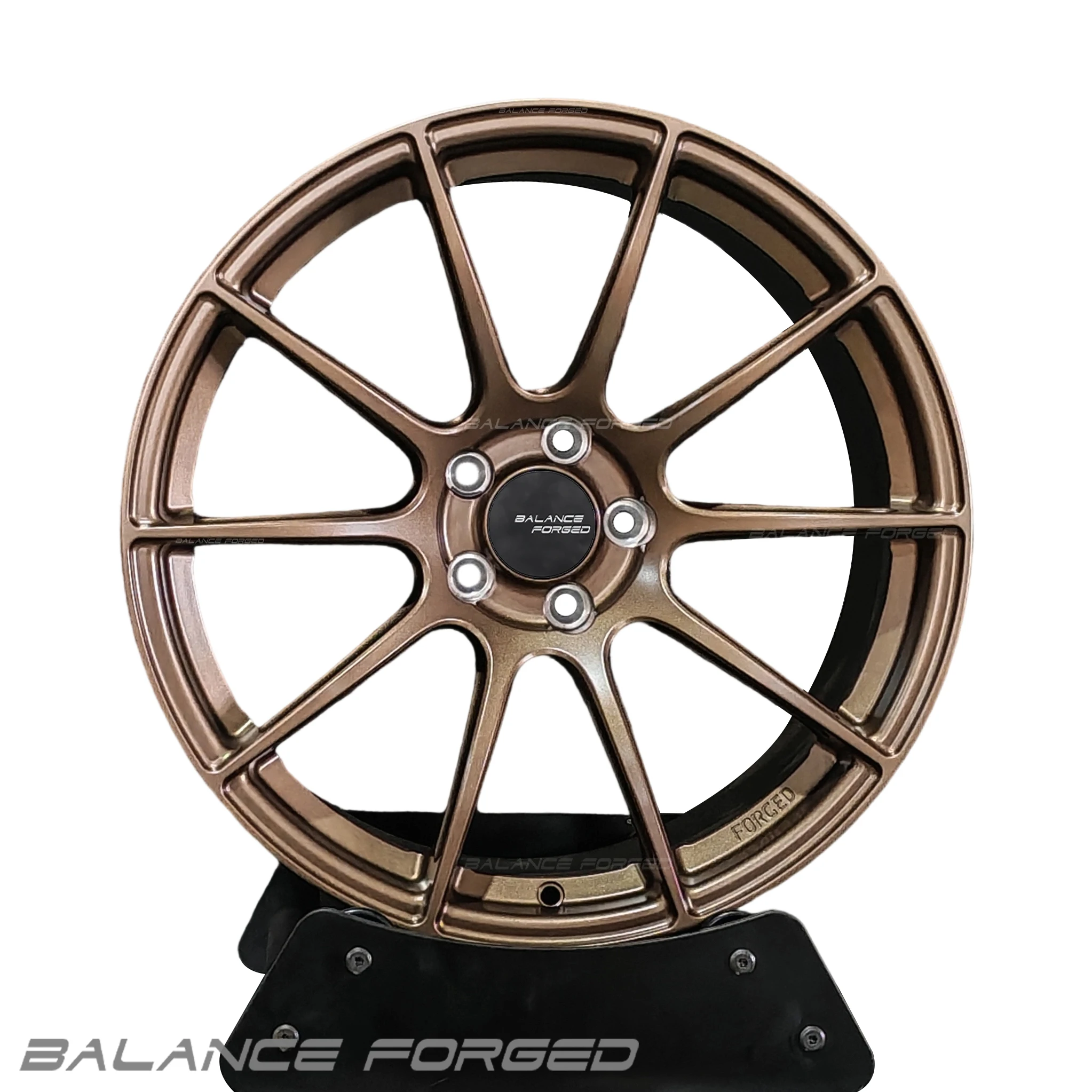 Llantas forjadas SM-10RS aluminio 6061-T6 5x114.3 bronce cromado - imagen 4