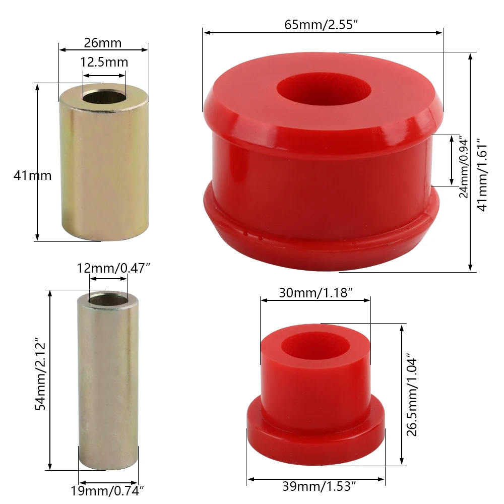 Kit bujes poliuretano brazos suspensión VW Golf/Jetta MK2-MK4 98-06 - imagen 2