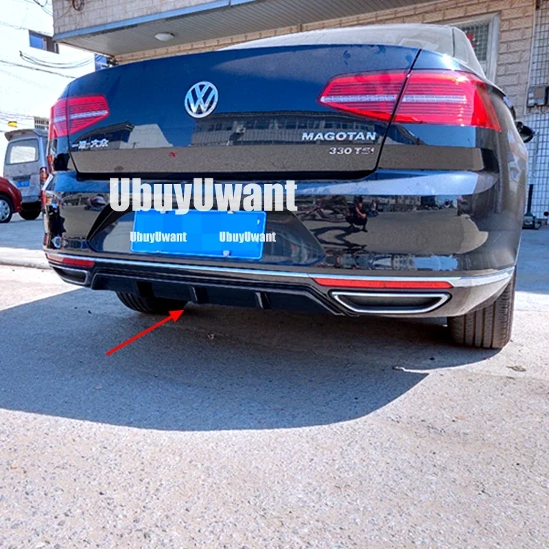 Difusor trasero negro para VW Passat B8 Variant 2015-2019 - imagen 2