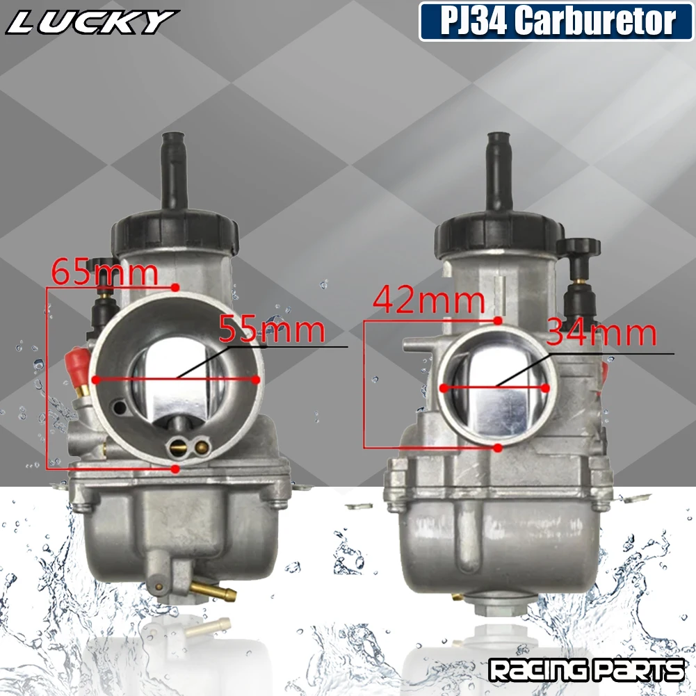 Carburador Keihin PJ34 para Yamaha Banshee YFZ350 y TRX250R - imagen 4