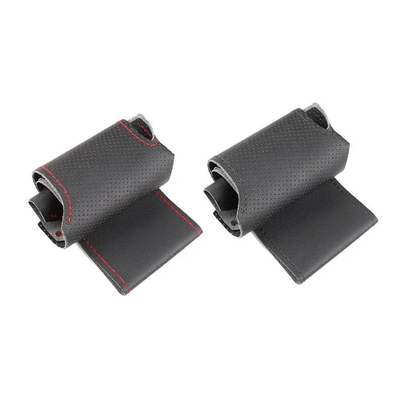 Funda de volante cosida a mano para Volvo S60/V60/XC60/S90/V90/XC90 - imagen 2