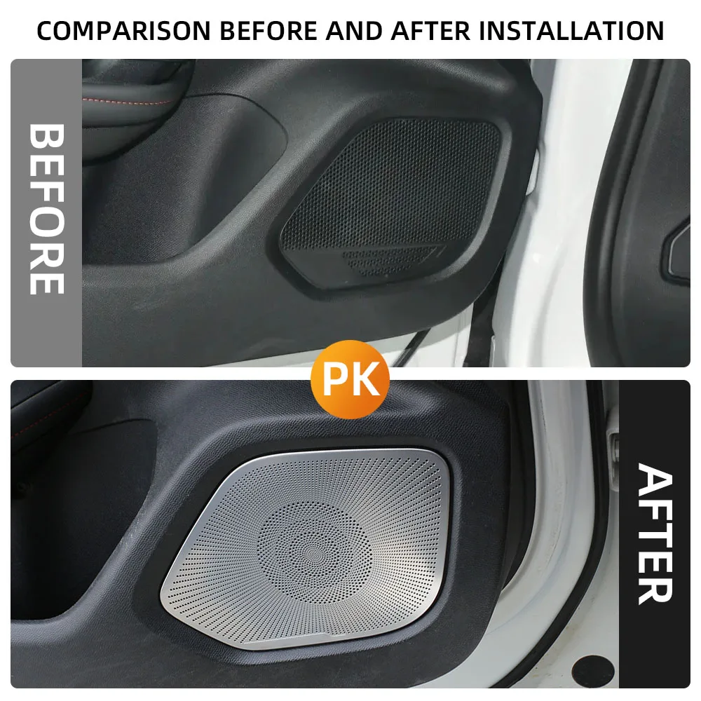 Embellecedor altavoz Peugeot 2008 2020-2024 - Marco protector puertas - imagen 2