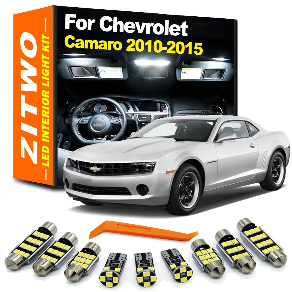 ZITWO Kit de bombillas LED interiores para Chevrolet Camaro 2010-2015