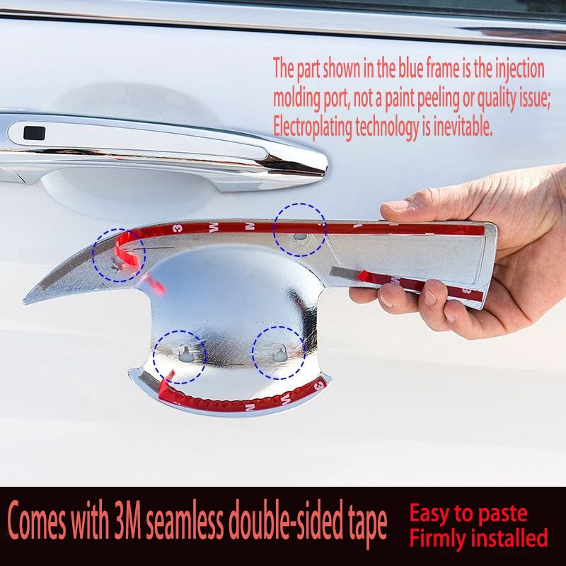 Para Haval H6 (Sport/actualizado/clásico) manija de cuenco de puerta modificación de manija de puerta decoración especial de protección contra arañazos - imagen 5