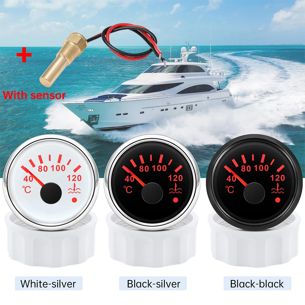 Reloj Temperatura Digital LED 7 Colores con Sensor y Alarma para Coche - imagen 2