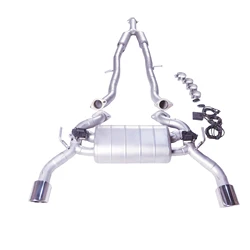 Escape catback inox 304 Infiniti Q50 3.0/3.7 compatible con difusor