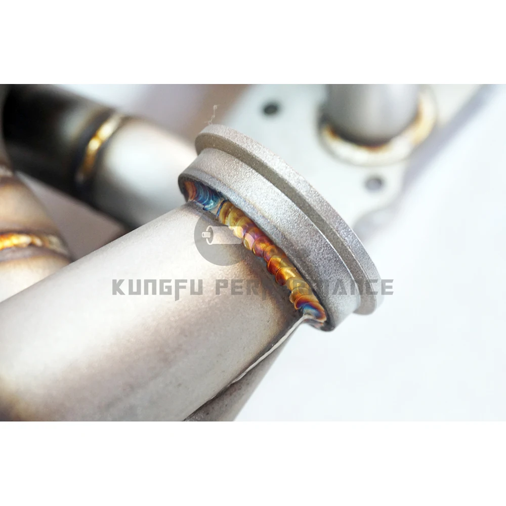 Colector de escape KUNGFU para BMW N54 con puerto wastegate de 44 mm - imagen 4