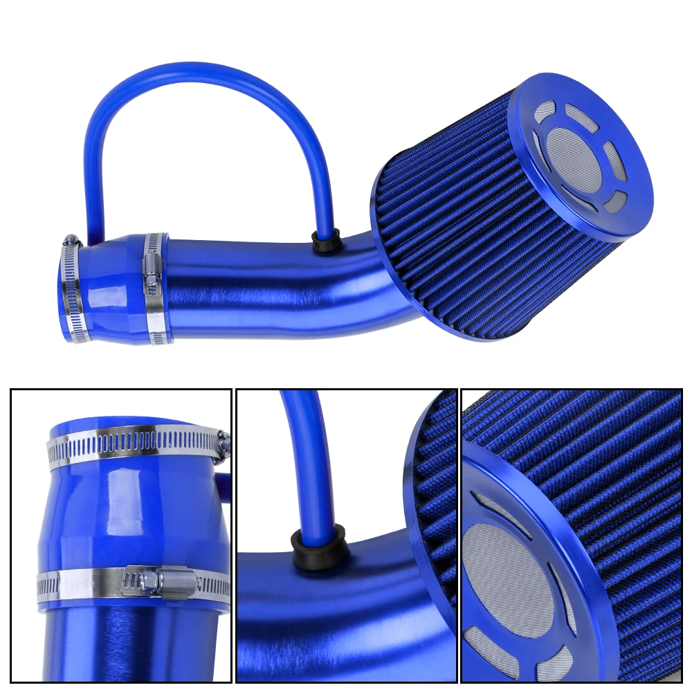 Manguera de vacío azul y abrazaderas incluidas
