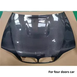 Conjunto de cubierta de motor de fibra de carbono para BMW Serie 3 E46 modificado M3 dos puertas cuatro puertas capó capó de motor accesorios de coche