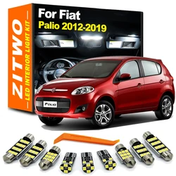 ZITWO-bombilla LED Canbus para coche, Kit de luz de 7 piezas sin Error, para techo Interior, mapa de equipaje, para Fiat Palio 2012, 2013, 2014, 2015, 2016, 2017, 2018, 2019
