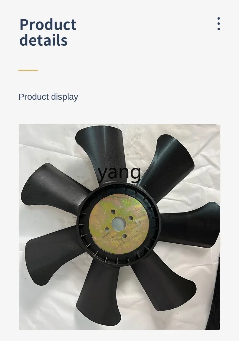 Palas del ventilador CX Xinchai 490 para carretilla elevadora - imagen 5
