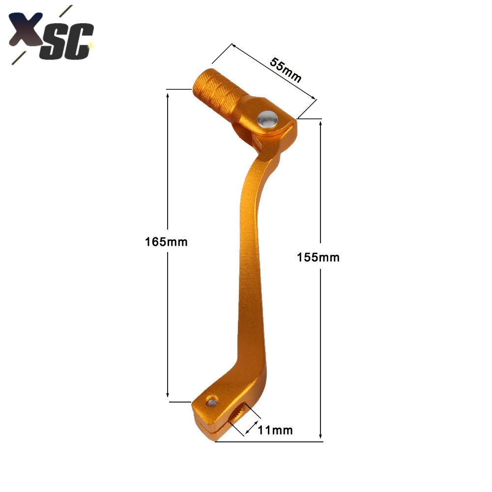 Palanca de cambios plegable de aluminio CNC para moto, ATV y pit bike - imagen 5