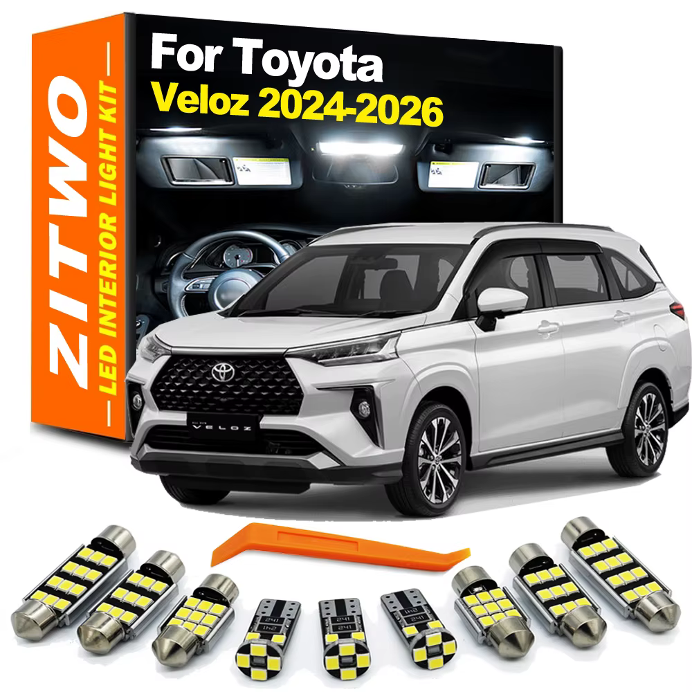 ZITWO Kit de luces LED interiores para Toyota Veloz 2023-2026