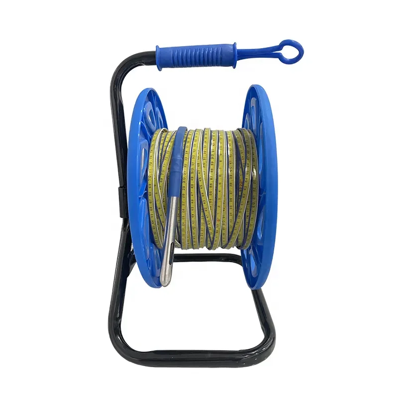 Nuevo medidor de inmersión de profundidad de pozo a bajo precio de fábrica/medidor de nivel de agua con regla de cable/indicador de nivel de agua subterránea 50M 150M 200M - imagen 4