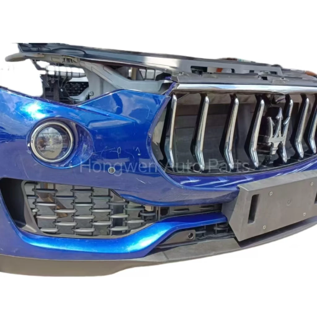 Usado al por mayor para parachoques de coche Maserati Levante con rejilla, lámpara antiniebla, marco de tanque de agua, haz de condensador, piezas de automóvil de alta calidad - imagen 3