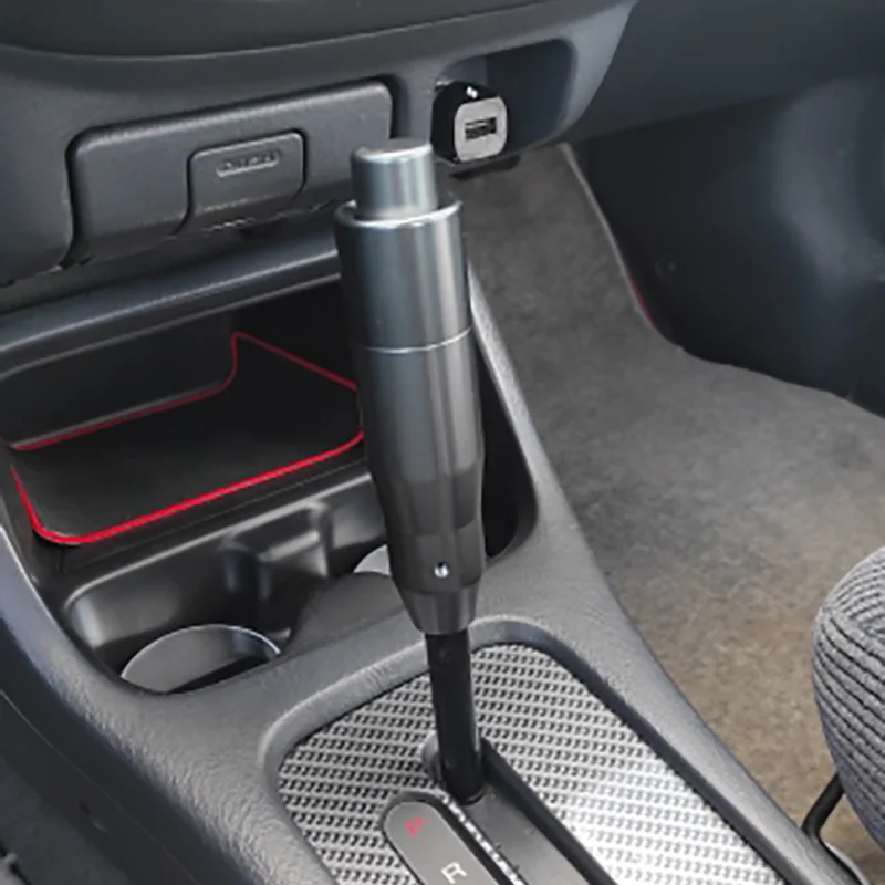 Pomo de cambio automático metálico con botón universal - imagen 2