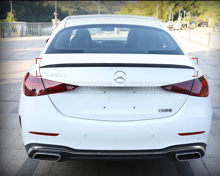Alerón trasero para mercedes-benz Clase C W206 C200 C260 C300 C43 C63 AMG 2022 2023 2024, embellecedor de alerón trasero para maletero - imagen 3