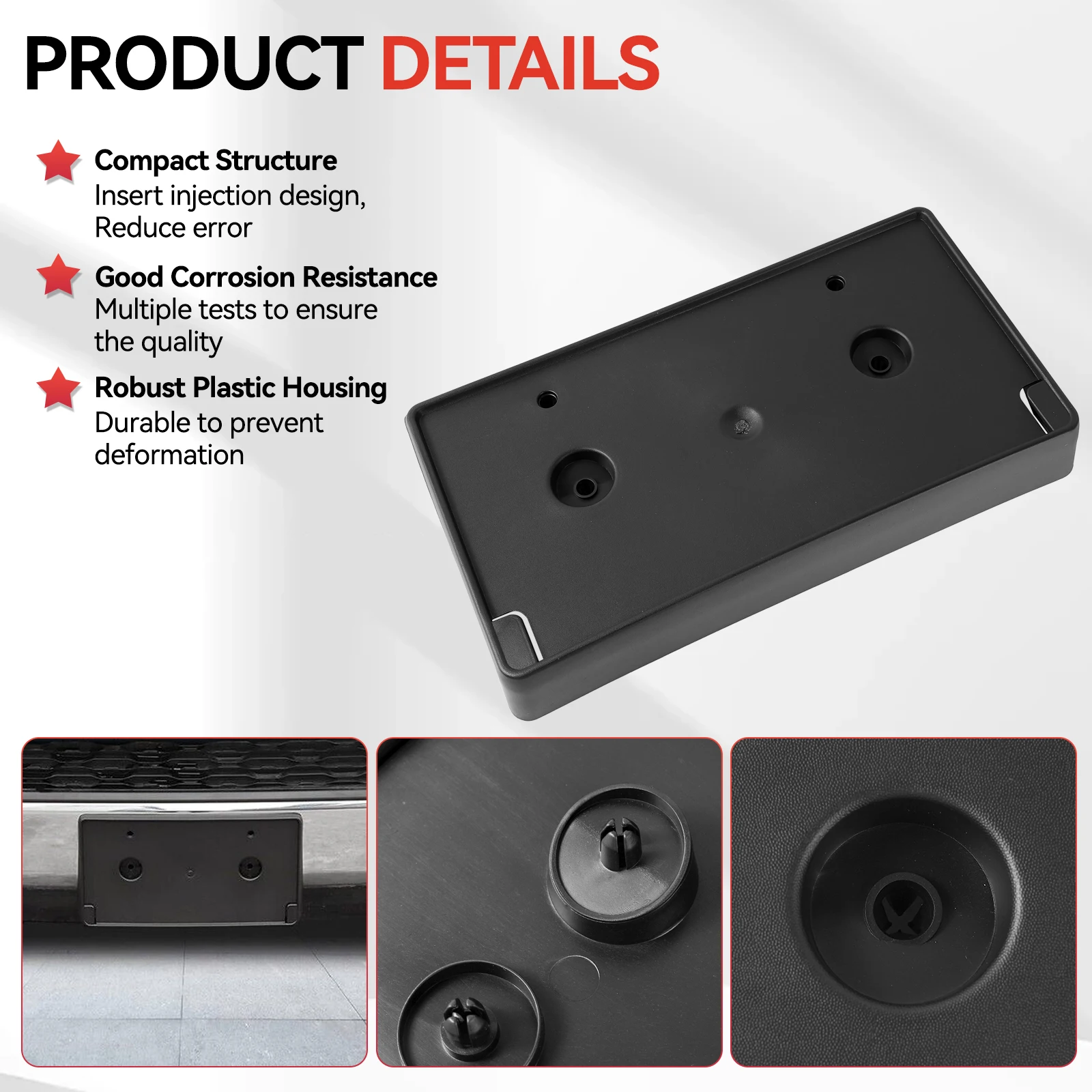 Soporte matrícula delantero 68274215AE – Dodge Ram 1500 - imagen 3