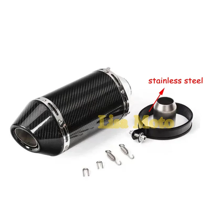 Silenciador de escape M4 de fibra de carbono para KTM Duke 390/1290 - imagen 4