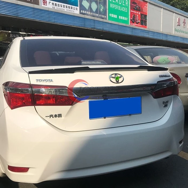 Alerón trasero ABS negro brillante para Toyota Corolla 2014-2018 - imagen 4
