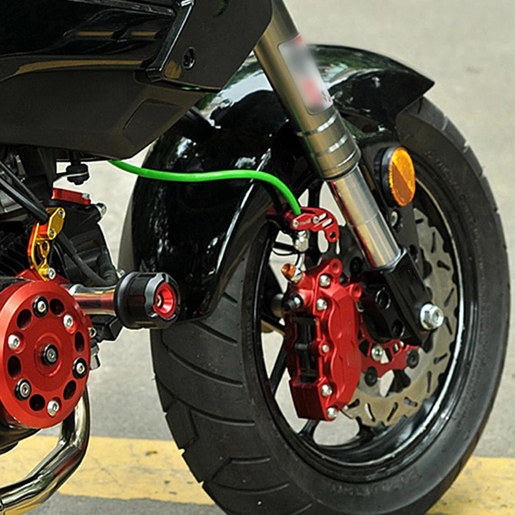 Abrazadera de aluminio protectora para manguera de aceite de moto - imagen 3