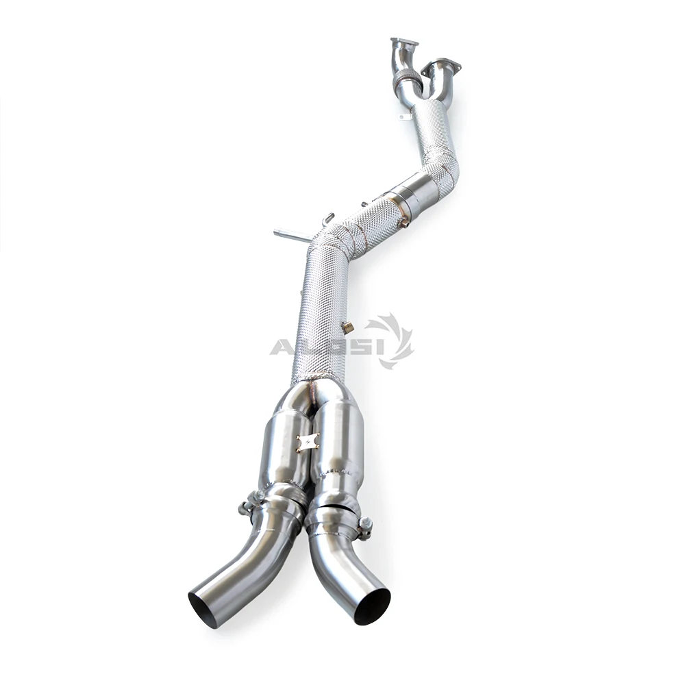 Tubo intermedio de igual longitud BMW M3/M4 G80/G82 con protector térmico - imagen 4