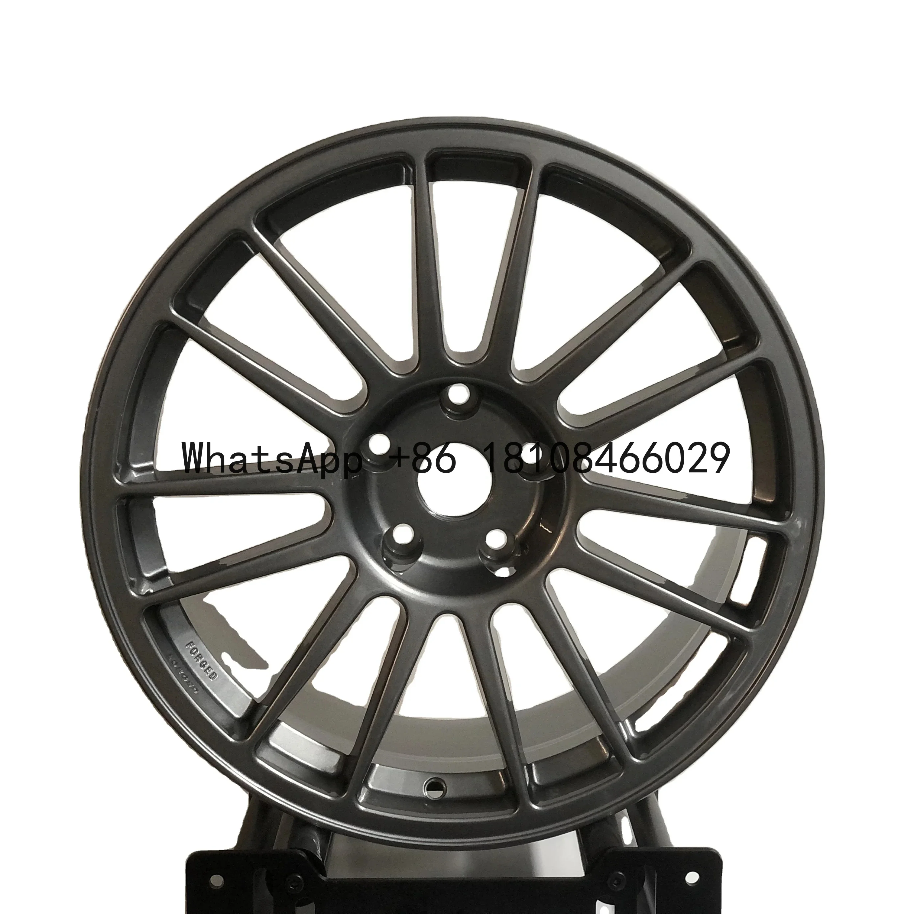 Llanta forjada 18 pulgadas 5x114.3 ET25 gris brillo para BBS EVO 9