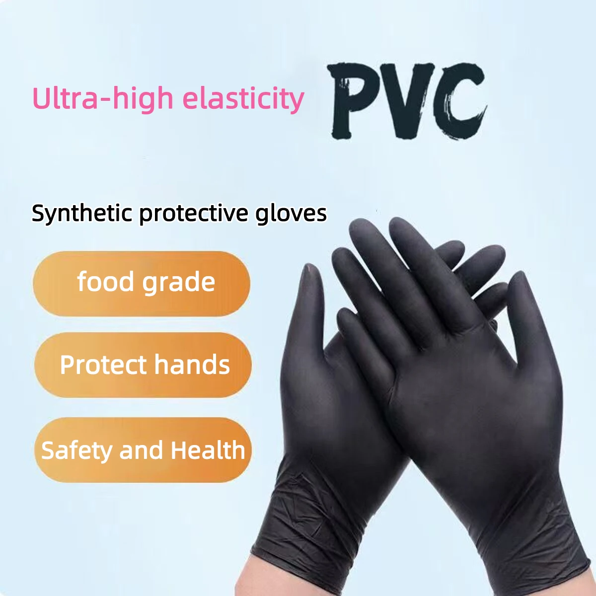 Guantes nitrilo negros desechables para limpieza y peluquería - imagen 5