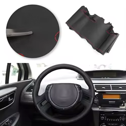 Funda de volante de microfibra para Citroën C4 Picasso 2007-2013