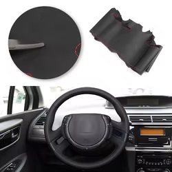 Funda de volante de microfibra para Citroën C4 Picasso 2007-2013