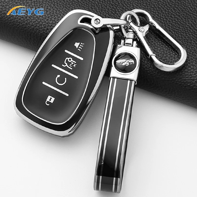 Funda TPU para llave Chevrolet Camaro, Cruze, Malibu y Spark