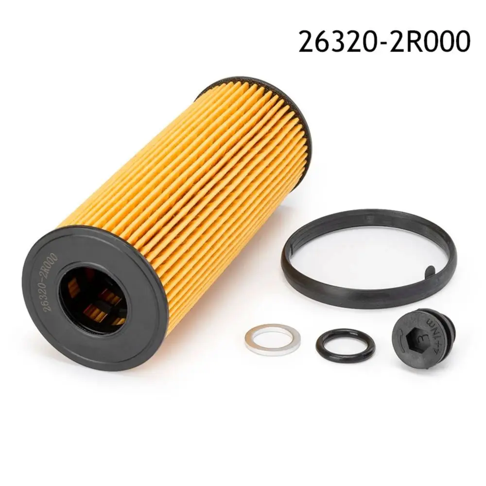 Filtro de aceite para motor de coche, accesorio para Hyundai Santa Fe IV 2,0, NX4, 4 piezas, 26320-2R000, 263202R000, novedad - imagen 4
