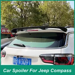 Alerón Trasero Jeep Compass 2017-2020 Spoiler Carbono ABS Negro