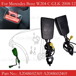 Hebilla cinturón seguridad OEM A2048602369 – Mercedes-Benz W204/GLK