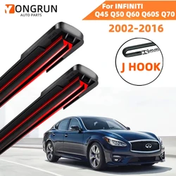Limpiaparabrisas de goma doble Infiniti Q50 delantero