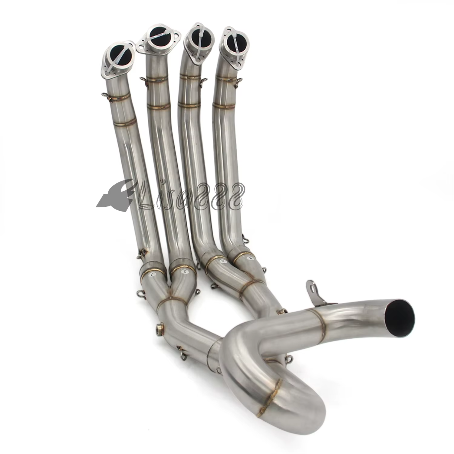 Tubo conexión escape acero inoxidable Honda CBR1000 2018-2025 - imagen 3