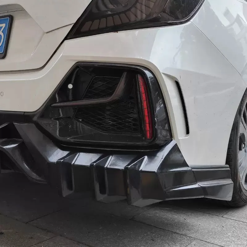 Labio trasero body kit Civic Type R FK8 - spoiler tuning - imagen 3