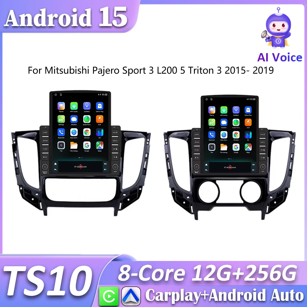 Radio Android Mitsubishi Pajero Sport – GPS navegación CarPlay Bluetooth