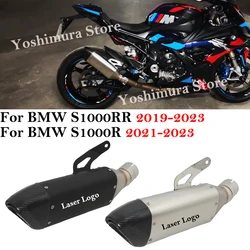 Silenciador con tubo intermedio de carbono para BMW S1000RR/S1000R